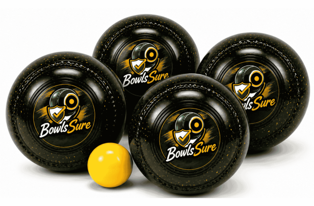 Bowls Sure covered lawn bowls set