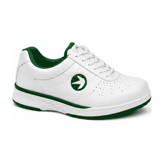 A BowlsSure branded lawn bowls shoe